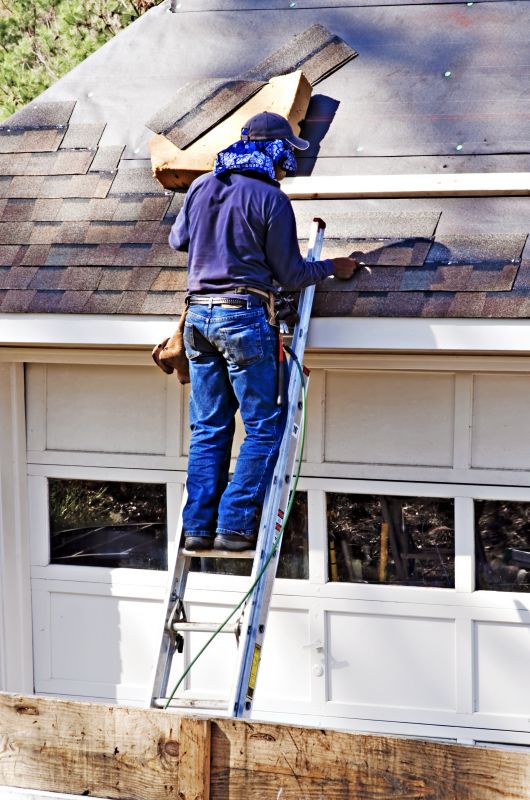 Roof Repair Team at Work