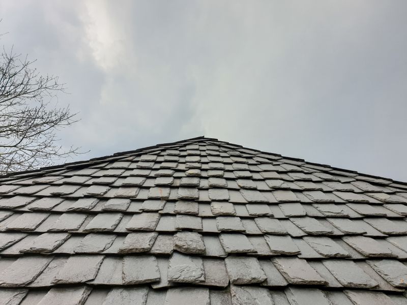 Slate Roof in Place